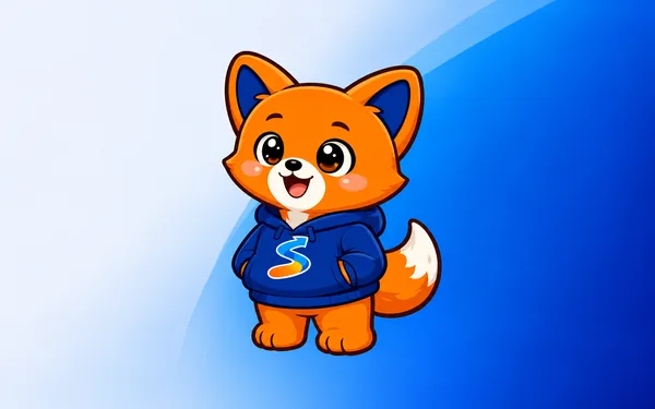 Suko, el zorrito de Pre ICFES Superior, sonriendo